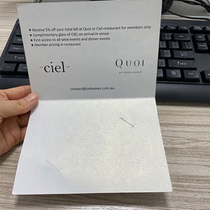 Carte cadeau VIP de <span class=keywords><strong>fidélité</strong></span> d'affaires en plastique PVC de haute qualité à impression personnalisée avec <span class=keywords><strong>porte</strong></span>-<span class=keywords><strong>cartes</strong></span> en papier - Product Image 6