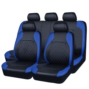<span class=keywords><strong>Coprisedili</strong></span> <span class=keywords><strong>Auto</strong></span> in Pelle Trapuntata di Lusso <span class=keywords><strong>per</strong></span> Quattro Stagioni, Set Universale Nero <span class=keywords><strong>per</strong></span> Commercio Internazionale, Cina - Product Image 5