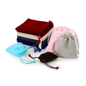 Custom Logo Printing <b>Small</b> Velvet Drawstring Jewelry <b>Bag</b> Reusable Perfume Storage Velvet Suede Pouch for Packaging - Product Image 5