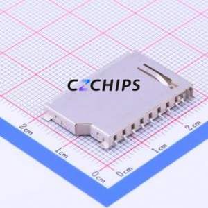 SD-101 SD Card / Memory Card Connector SMD Connector Plug-In Type Standard SD Card Card Holder 2.8mm - Product Image 1