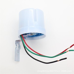 Interrupteur de commande de lampadaires 220V à capteur automatique, étanche pour extérieur, réglable avec temporisation de 1,5S pour lampadaires - Product Image 3