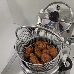 Vente directe usine : Friteuse pour beignets, champignons, filets <span class=keywords><strong>de</strong></span> <span class=keywords><strong>poulet</strong></span>, cuisses <span class=keywords><strong>de</strong></span> <span class=keywords><strong>poulet</strong></span>, frites - Product Image 2