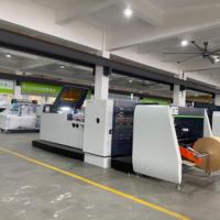 Machine à fabriquer des sacs en papier Flexo de la marque ROKIN avec fond en V et fenêtre