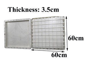 البلاستيك حقن الاسمنت ملموسة الزخرفية قوالب للحديقة بناء منزل رصف البلاط العفن - Product Image 2