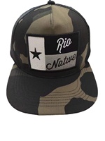 Topi Trucker Berkualitas Tinggi 5 Panel Bordir 3D Pinggiran Datar Logo Kustom Snapback High Crown
