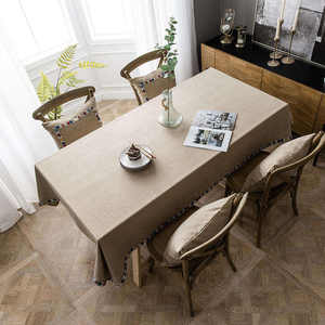 Vente en gros de nappes rectangulaires en lin au crochet personnalisées Couverture de table jetable à la mode et bon marché - Product Image 6