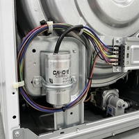 Condensateur de moteur CBB60 personnalisé 2UF-100UF avec fils 450VAC certifié CQC, TUV, CE, UL, BIS pour ventilateur industriel et machine à laver