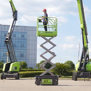 工場価格 シザープラットフォーム ZS0507DC 高安定性 4.5m 最大高さ 2人乗り 販売中 物流センター向け - Product Image 5