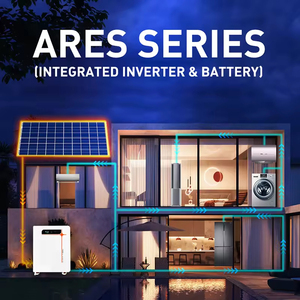 Inverter Hybrid Tenaga Surya All in One 12V 15kwh dengan Pengontrol Pengisian Daya Baterai MPPT dan 2 Panel Surya - Product Image 6