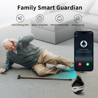 Carga automática alta versión mascota gato perro compañero Robot Cámara Monitor advertencia Cámara inteligente para niños personas mayores