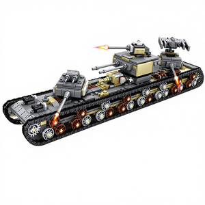 KaiZhi 82054 Ensemble de blocs de construction compatibles, jouets éducatifs d'assemblage pour enfants, animaux, nature, 40 pièces, autres matériaux - Product Image 1