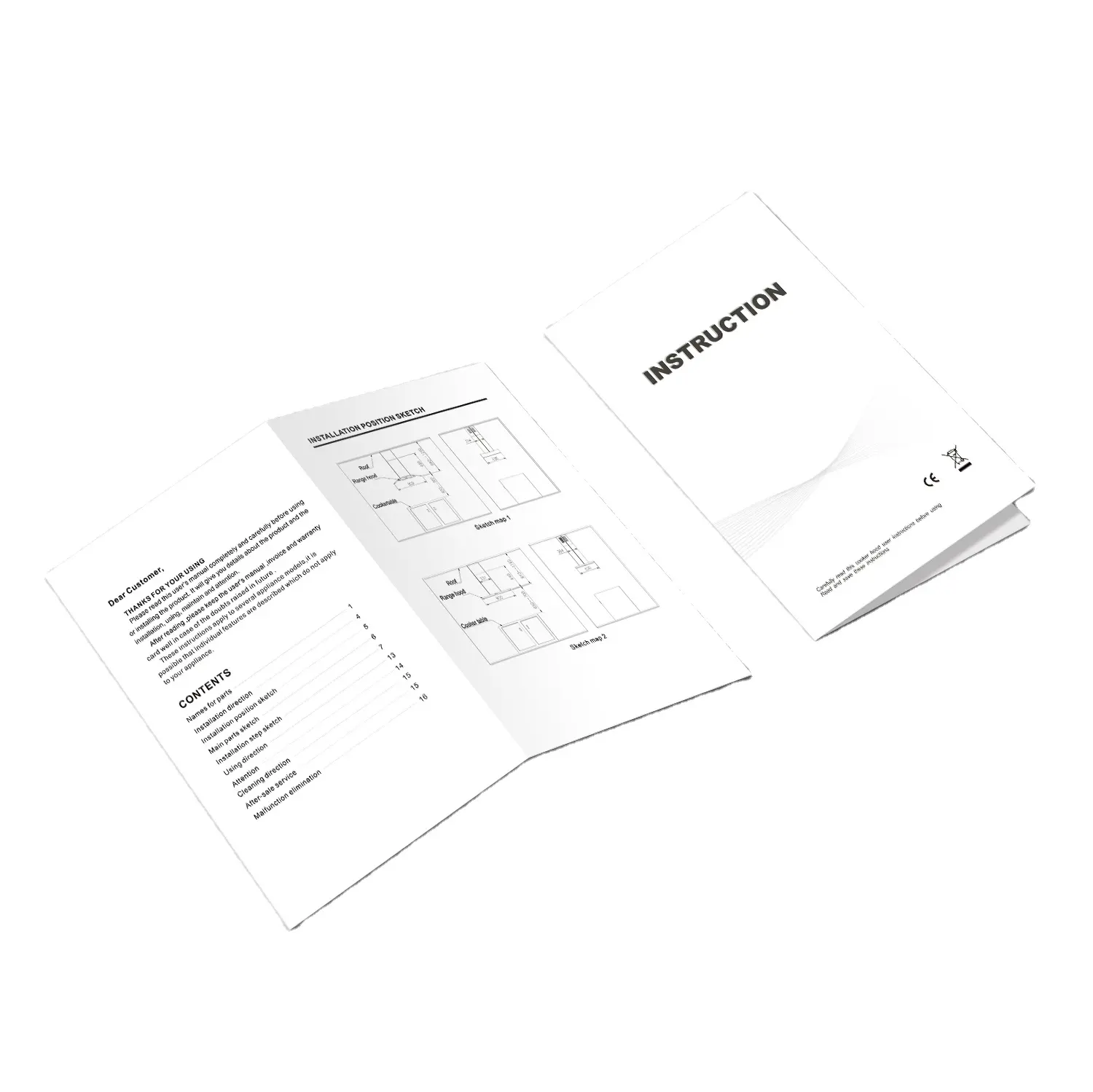 منشور إعلاني مخصص للمنتجات 6 صفحات مع منشور أكورديون ورقي مطوي 3 أضعاف لكتيب تعليمي