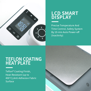 Cho AUP-L3 Xách Tay Mini Máy Ép Nhiệt 110V/220V Dễ Dàng Sử Dụng Cho Áo Thun Giày Mũ Sắt Trên Vinyl Dự Án Sưởi Ấm - Product Image 5