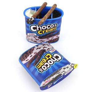 מקלות ביסקוויטים שוקולד וקרם, ביסקוויטים בצורת אצבעות עם קרם ריבה וקקאו מרוסק - Product Image 3