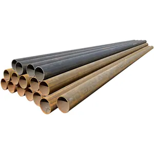 AISI S45c seamless structure carbon steel pipe A53 A106 A333 Sch 40 honed seamless pipe