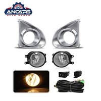 Kit de feux antibrouillard pour Toyota Corolla Axio Fielder 2012 2013 2014 2015, avec cache chromé, pièces de carrosserie automobile