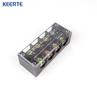 Barrière de terminaison pour armoire de commande industrielle fixe TBC-1004, 660V, connecteur de fil à 4 positions à visser