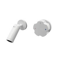 Nouvelle Arrivée 2026 – Robinet de lavabo encastré mural moderne deux pièces avec cartouche céramique en laiton pour maison et hôtel