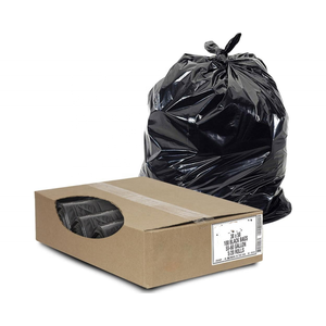 Bolsas de Basura Industriales Negras de 55 Galones, <span class=keywords><strong>38</strong></span> <span class=keywords><strong>x</strong></span> 58 Pulgadas, Gruesas, Equivalente a 1.5 MIL - Product Image 1