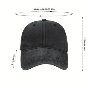 Wholesale Washed Unstructured Low Profile Dad Hat Custom Logo Cotton <b>Plain</b> Vintage Baseball <b>Cap</b> - Product Image 4