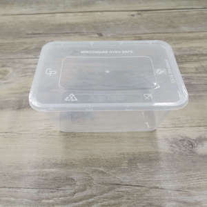 Premium 500ml ila 1000ml PP plastik paket servis kutusu Set ticari öğle yemeği ambalajı için tek kullanımlık mikrodalga güvenli gıda kapları - Product Image 4