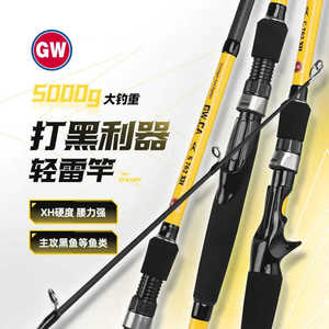 Caña de Pescar Gw Light Lure de 5m XH, Fibra de Carbono Rígida para la Pesca de Blackfish - Product Image 1