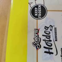 Offre Spéciale sous vide collation frites poulet Hotdogs sac en plastique 3 côtés sac scellé aliments surgelés emballage en plastique