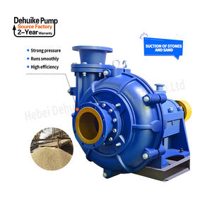 40hp Cascalho Ouro Draga Bomba Centrífuga Horizontal Diesel Motor Driven Slurry Bombas para Mar Areia Mineração Deságua - Product Image 6