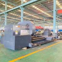 Tour horizontal CNC CKH61200 d'occasion pour pièces lourdes, machine à tournage de grandes pièces