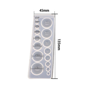SHUXIN DIY Cabochons Gemstone Jewelry <b>Silicone</b> Casting <b>Mold</b> for Epoxy <b>Resin</b> Gem Pendant-Eco-Friendly & Durable - Product Image 6