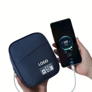 Bolsa Organizadora de Cables 2026 con Múltiples Compartimentos, Logotipo Personalizado OEM, Organizador de Electrónicos con Cierre y Divisores para Viajes - Product Image 1