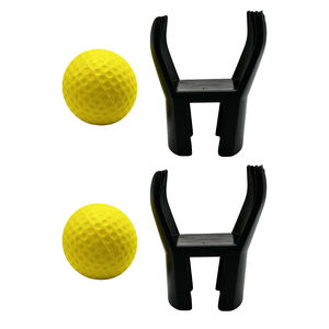 أداة منتقي سوداء محمولة مع إصبع المسترد والمضرب لملاعبي الغولف - Product Image 2