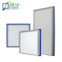 Filtro HEPA Premium con Sellado Lateral de Gel, Marco de Aluminio y Medio de Fibra de Vidrio para Sistemas HVAC de Cuartos Limpios Farmacéuticos