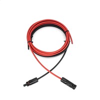 Câble d'extension solaire PNTECH DC-00 10mm2/8 AWG isolé XLPO, homologué IEC TUV, 1000V 1500V, résistant à la poussière et à l'eau