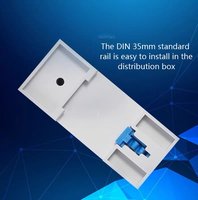 Mini medidor de riel monofásico Chint DDSU666 con unidad de viaje térmico-magnético de comunicación RS485 para uso doméstico e industrial