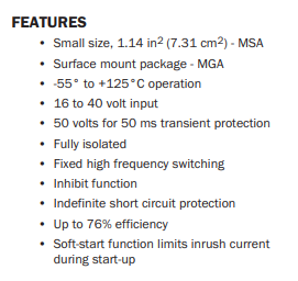 MGA2805S ตัวแปลงไฟ DC-DC 16 ถึง 40 โวลต์ กำลังไฟ 5 วัตต์ - Product Image 6