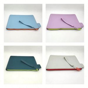 Silicone Zipper Fashion Unisex Solid Color Coin Purse <b>Wrist</b> <b>Strap</b>-Eco-Friendly Water Resistant Durable High Quality Portable - Product Image 6