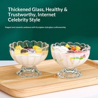 Gobelets et coupes à glace en gros, design esthétique, style européen, avec couvercle respirant personnalisable pour milkshakes, desserts et boissons froides