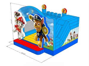 Château gonflable commercial personnalisé <span class=keywords><strong>Pat</strong></span>' <span class=keywords><strong>Patrouille</strong></span> avec toboggan pour enfants - Product Image 6