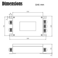 Amplificador de Señal JN-WX 4-20mA 0-5V/0-10V con Módulo de Transmisión y Recepción Inalámbrica para Aplicaciones de Celdas de Carga