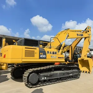 Used Komatsu PC450-8 excavator, 45 Ton Komatsu PC450-8N1 PC400 hydraulic crawler backhoe medium excavator in stock