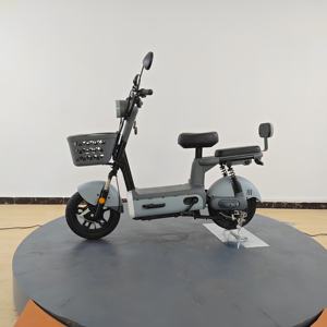Scooter électrique à deux roues avec dossier confortable, panier avant et assistance au pédalage - Product Image 5