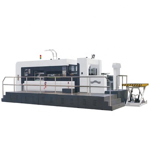 Carton box Automatic flat Die cutting creasing four side stripping machine