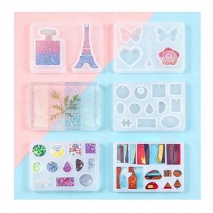 Professional Handmade Resin Jewelry Craft Kit Featuring Crystal Clear Fast Cure Adhesive <b>UV</b> Light Silicone Forms Art Model - Product Image 4