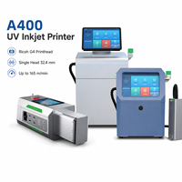 Máquina de Codificación UV Profesional Ricoh G4 A400, Impresora de Inyección de Tinta Industrial, Codificador de Alta Resolución de 32.4 mm para Impresión en Metal y Plástico