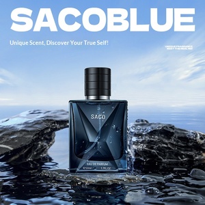 <span class=keywords><strong>Eau</strong></span> <span class=keywords><strong>de</strong></span> <span class=keywords><strong>Toilette</strong></span> Homme SACO Azure : Parfum Boisé Longue Durée, Senteur Bleue Envoûtante, Fragrance Légère – Nouveauté Diffusée en Direct - Product Image 2