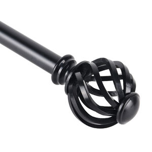 Tringle à <span class=keywords><strong>rideau</strong></span> moderne et simple en métal, tringle télescopique pour <span class=keywords><strong>rideau</strong></span> <span class=keywords><strong>de</strong></span> <span class=keywords><strong>douche</strong></span>, rail <span class=keywords><strong>de</strong></span> fenêtre, 28-144 pouces, vente en gros d'usine - Product Image 5