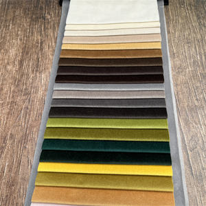 2025 новый дизайн однотонная окрашенная ткань для дивана 100% полиэстер очень мягкая Турецкая бархатная ткань для дивана cc250 - Product Image 3