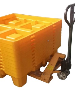 Vente en gros Palette en plastique amovible pour le confinement des déversements de produits chimiques dangereux de sécurité industrielle Confinement secondaire à 4 fûts - Product Image 4