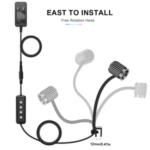 Lampe LED pour <span class=keywords><strong>aquarium</strong></span> <span class=keywords><strong>d</strong></span>'<span class=keywords><strong>eau</strong></span> <span class=keywords><strong>de</strong></span> <span class=keywords><strong>mer</strong></span>, spécialement conçue pour les coraux, éclairage <span class=keywords><strong>d</strong></span>'<span class=keywords><strong>aquarium</strong></span> en alliage <span class=keywords><strong>d</strong></span>'aluminium avec UV, gradation intelligente, minuterie et pince <span class=keywords><strong>de</strong></span> fixation - Product Image 6